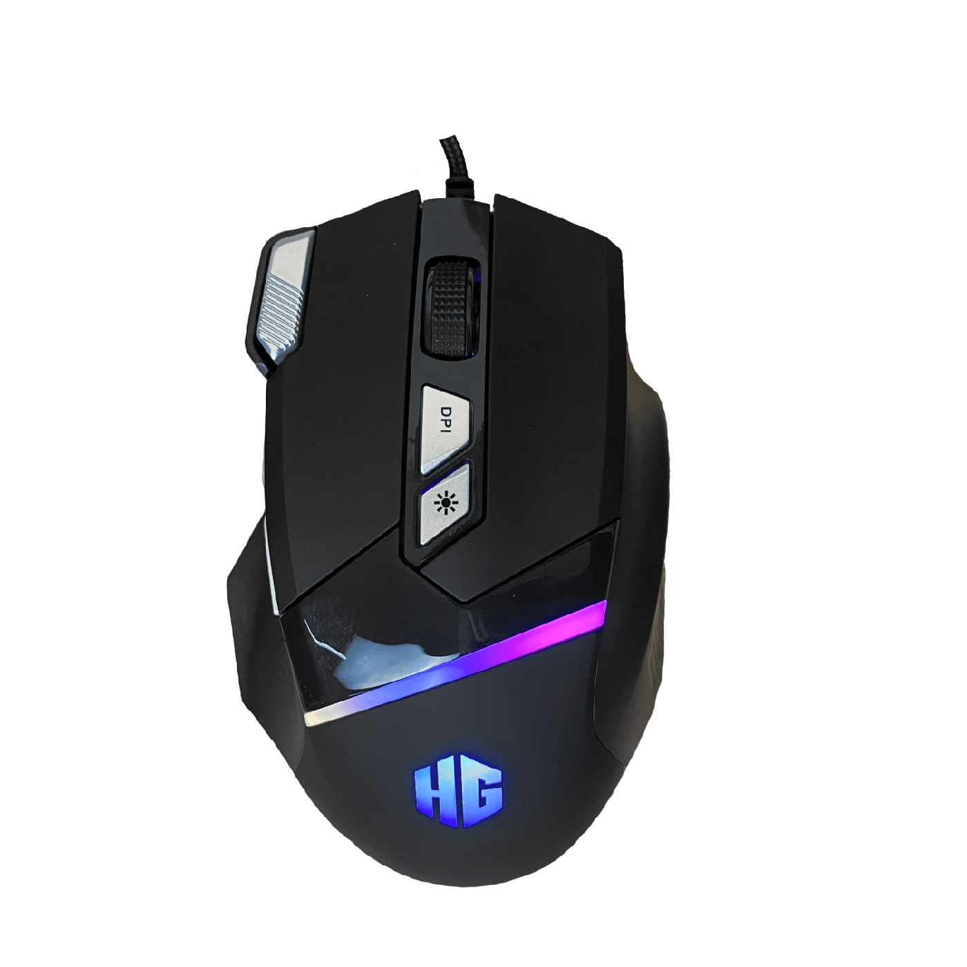 Kit Gamer 2 en 1 Mecánico Halion Pegaso HA-861C Rainbow Mouse 7200 DPI RGB — foto 3