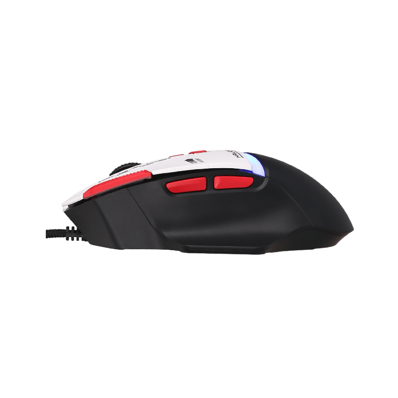Mouse Gamer USB Halion Xtreme M607 RGB 7200 DPI Gris/Blanco — foto 7