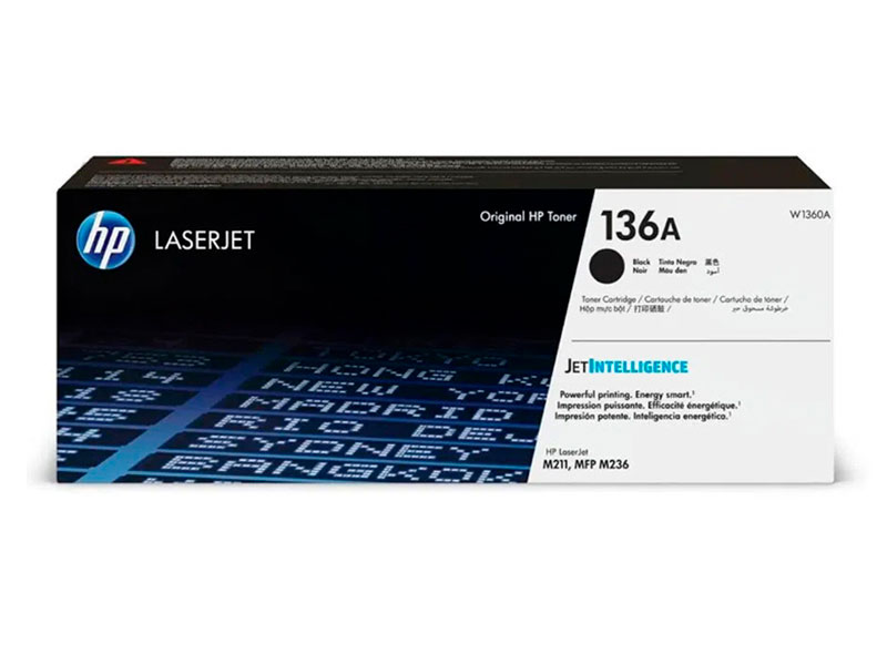 Toner HP W1360A 136A LaserJet M211 Negro 1150 Páginas