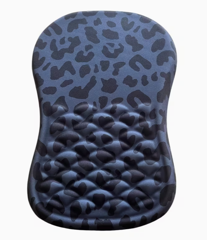 Mousepad Ergonómico Azul Leopardo