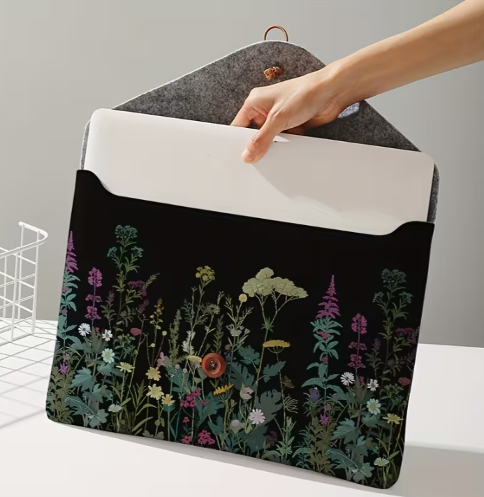 Funda con Estampado Floral Cubierta de Tela
