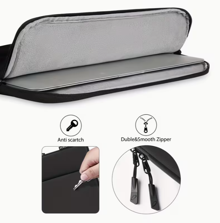 Kit Funda Negra 15.6" + Bolsa Portacables — foto 2