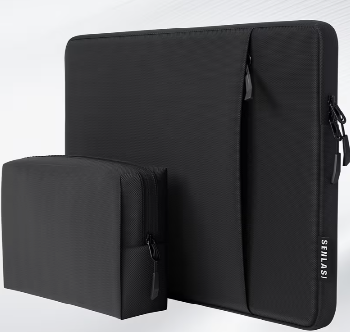 Kit Funda Negra 15.6" + Bolsa Portacables