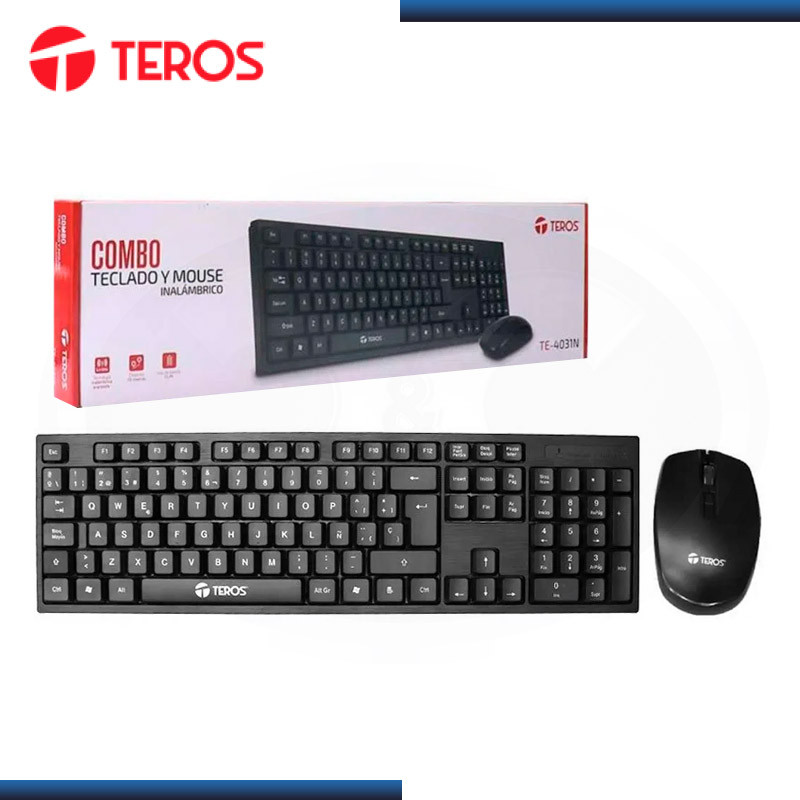 Combo Teclado y Mouse Inalámbrico Teros TE-4031N — foto 2