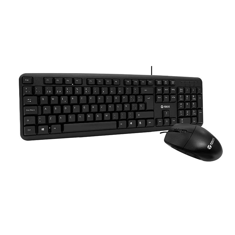 Kit Teclado y Mouse Teros TE-4062N USB