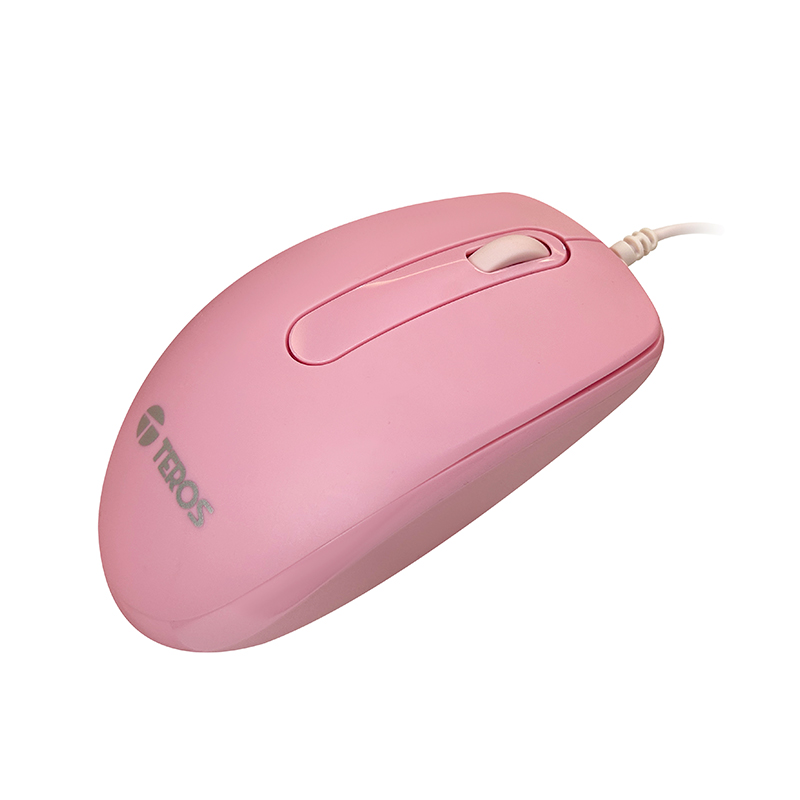 Mouse Óptico Teros TE-1221S 1000 DPI USB 3 Botones