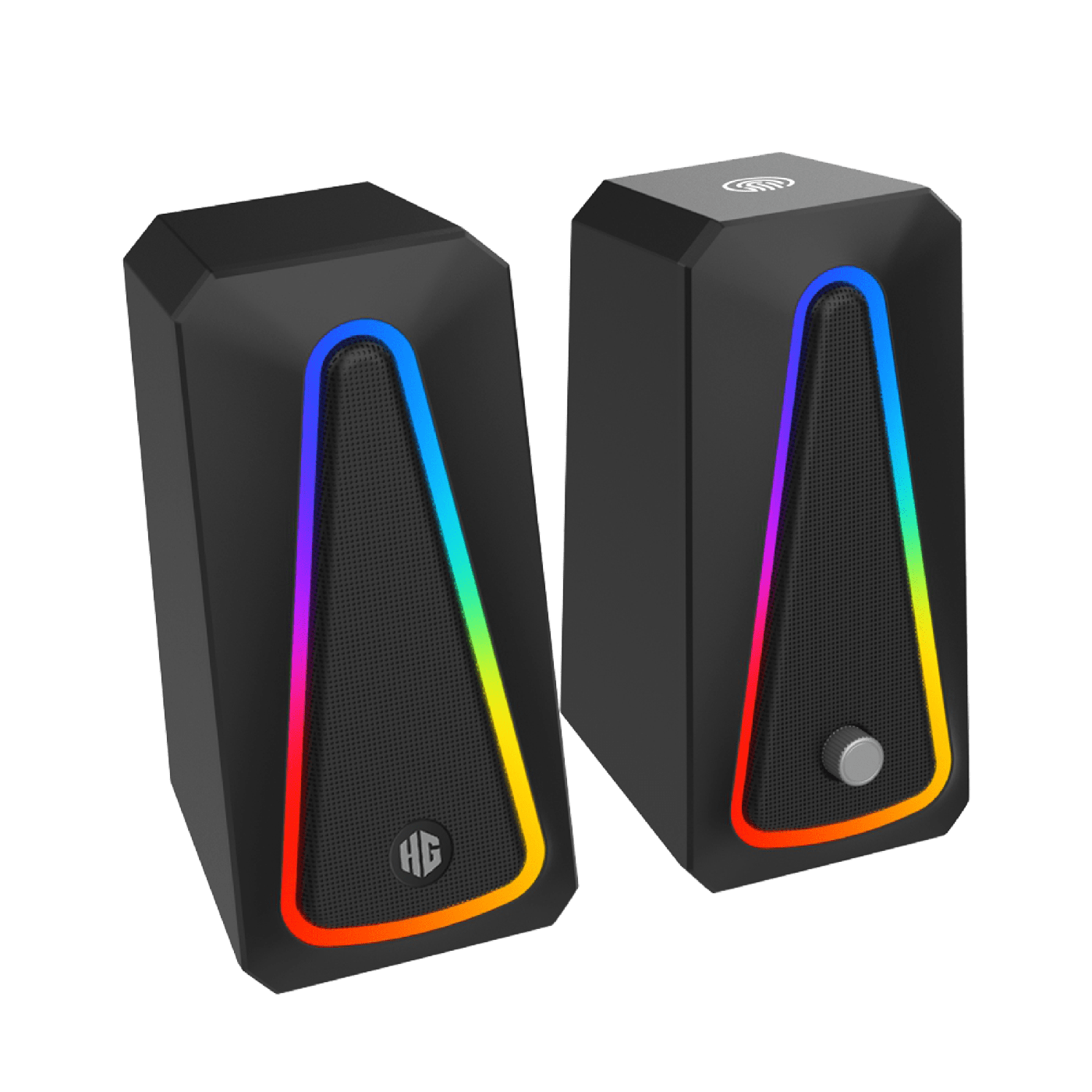 Parlante 2.0 Gamer USB Halion S257 RGB — foto 3