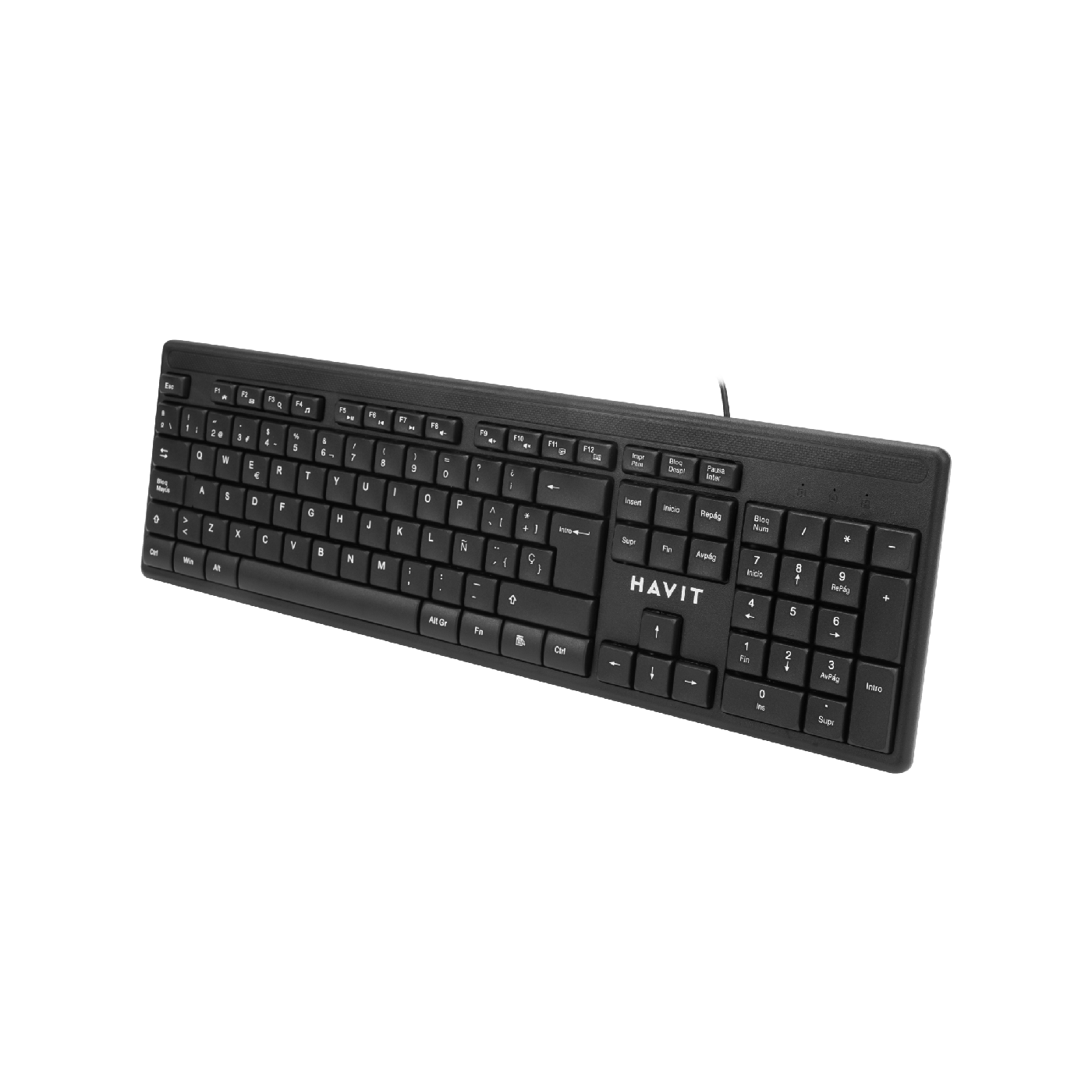 Kit Office Havit KB2001CM-SP Negro — foto 4