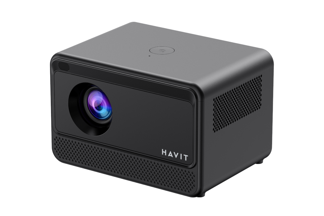 Proyector Havit PJ211Pro Negro 180 ANSI Lumens Android TV 1080p WiFi HDMI 4K