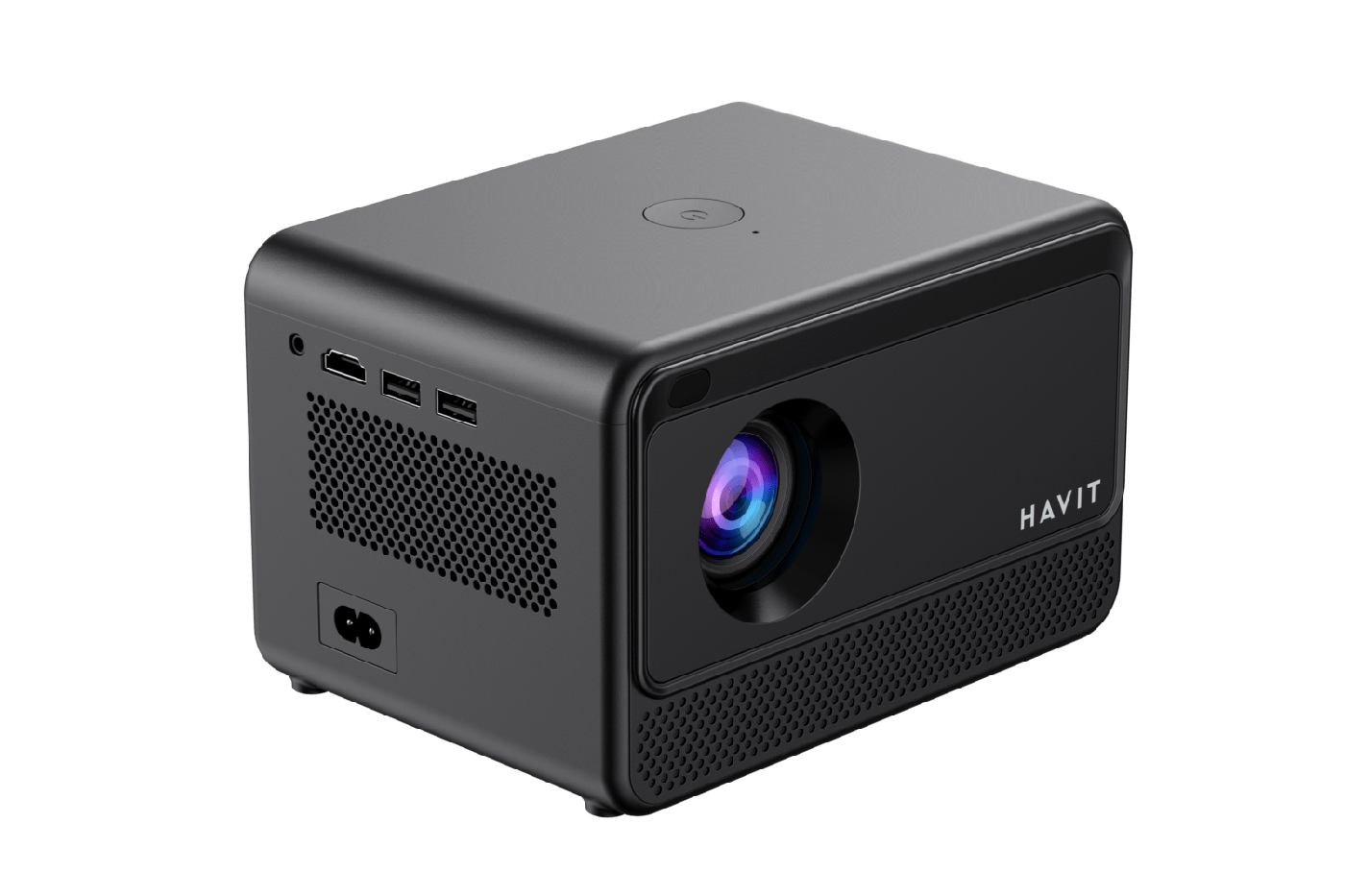 Proyector Havit PJ211Pro Negro 180 ANSI Lumens Android TV 1080p WiFi HDMI 4K — foto 2