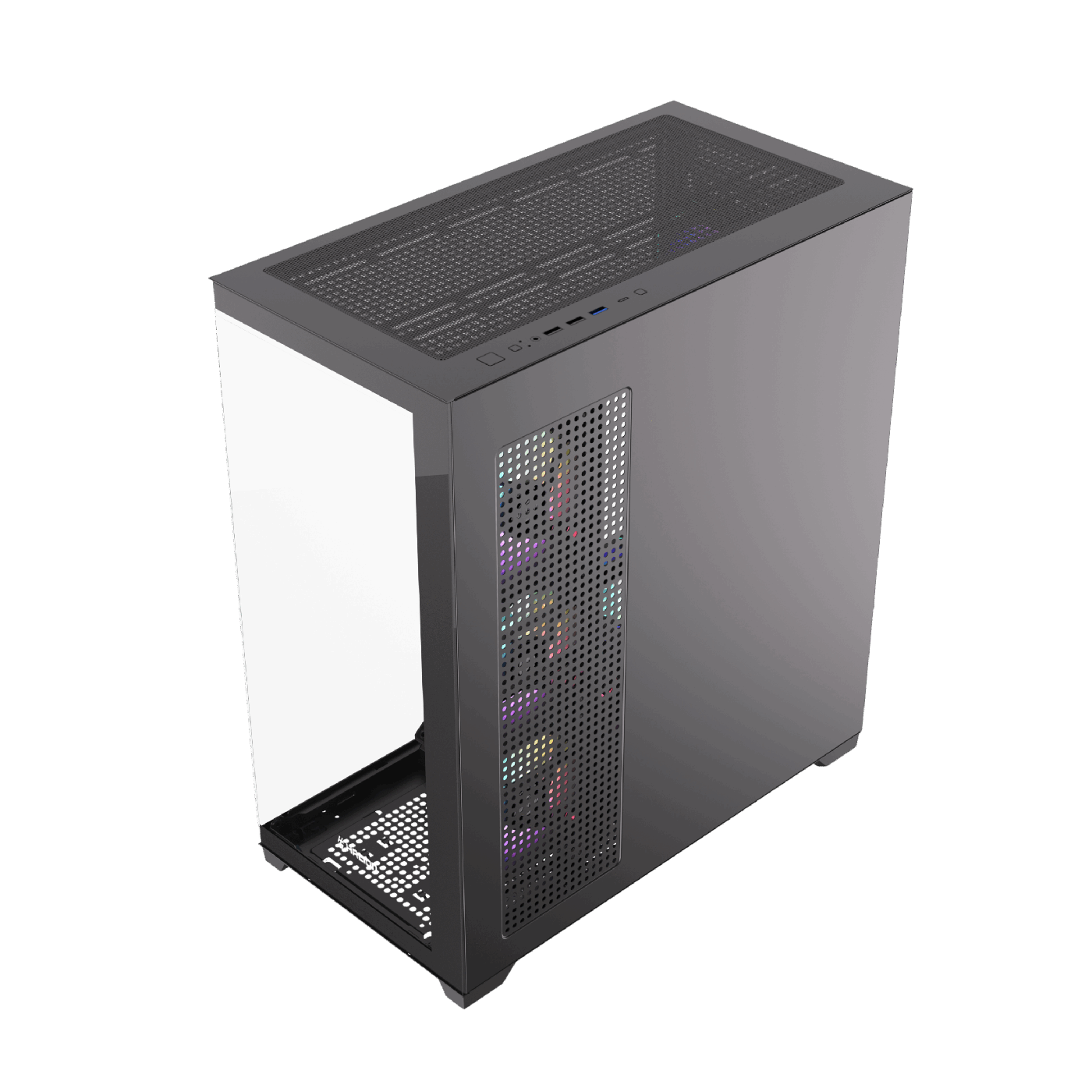 Case ATX Gamer Halion Fish Tank Saturno M05 6x ARGB sin Fuente — foto 4