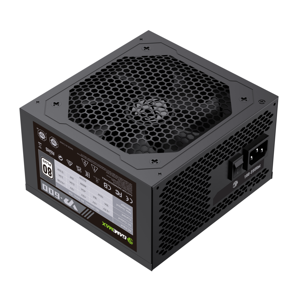 Fuente de Poder Gamemax VP-600 80+ White