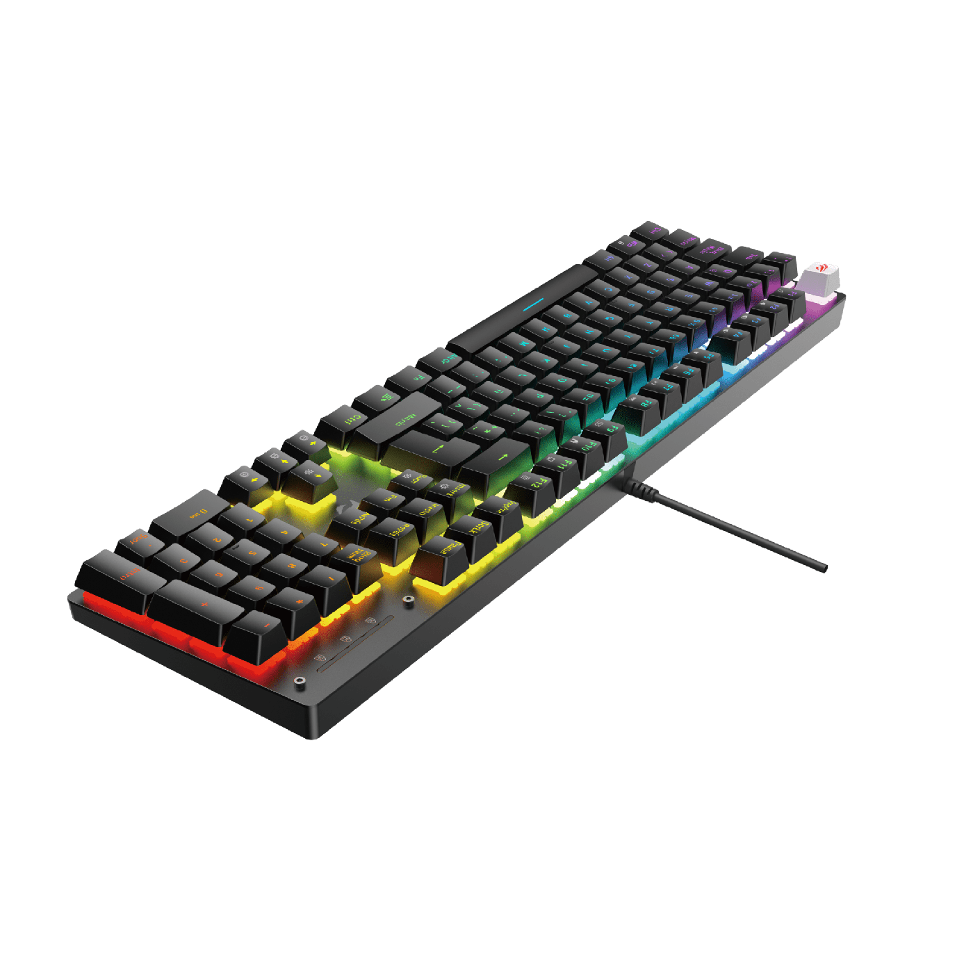 Teclado Gamer Mecánico Havit KB432L RGB — foto 3