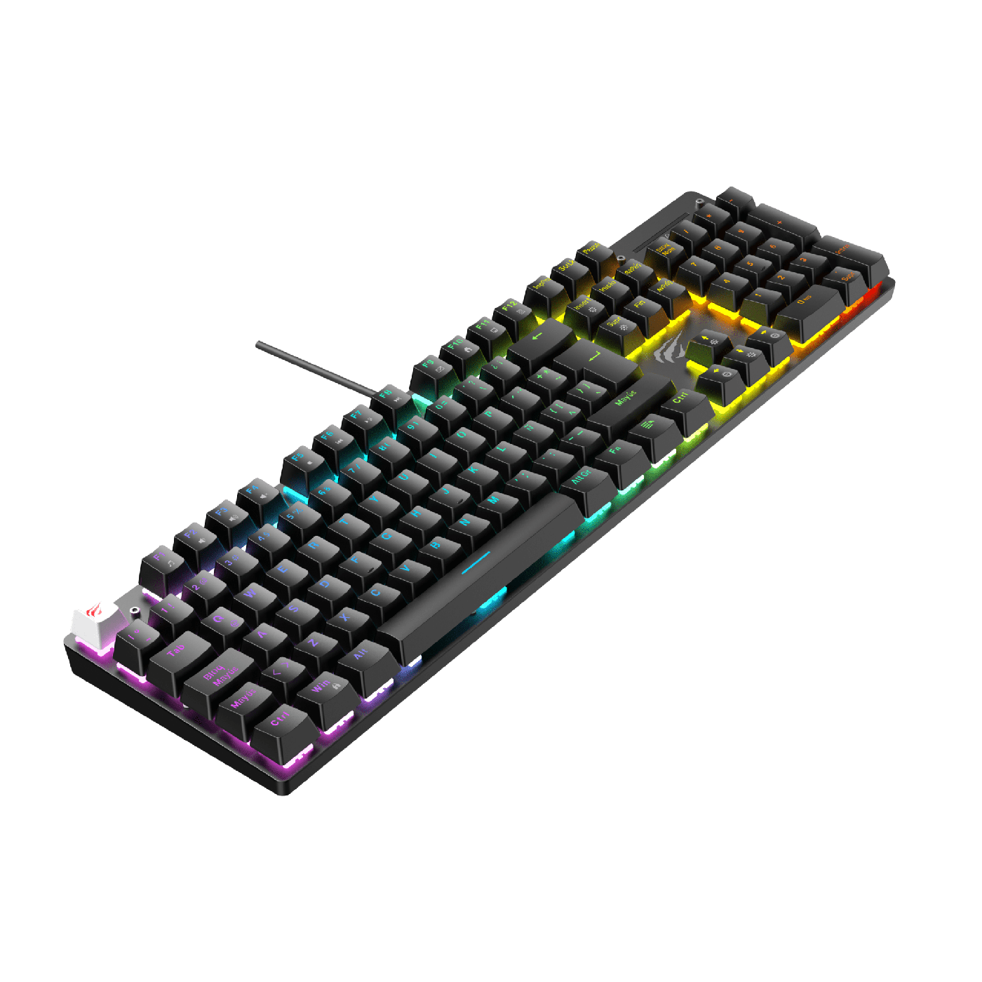 Teclado Gamer Mecánico Havit KB432L RGB — foto 2