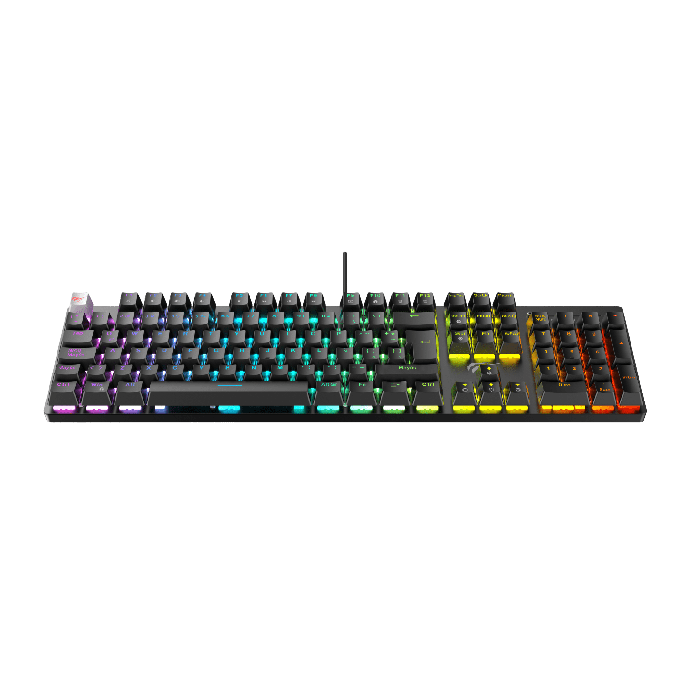 Teclado Gamer Mecánico Havit KB432L RGB — foto 5