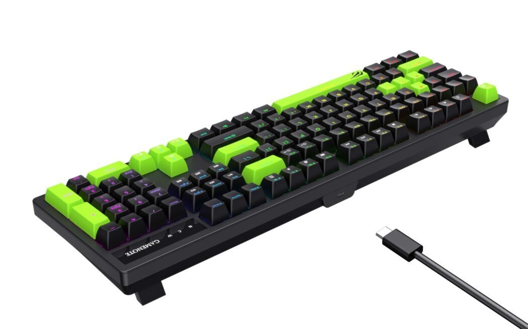 Teclado Mecánico Havit KB893L-SP RGB Backlite Negro/Verde — foto 4