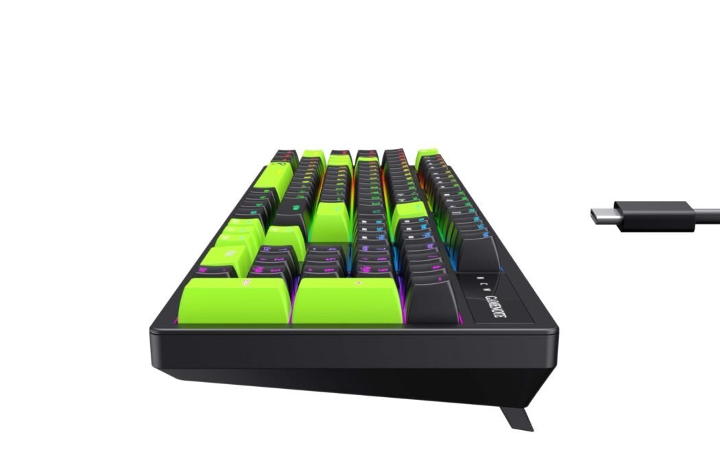 Teclado Mecánico Havit KB893L-SP RGB Backlite Negro/Verde — foto 3