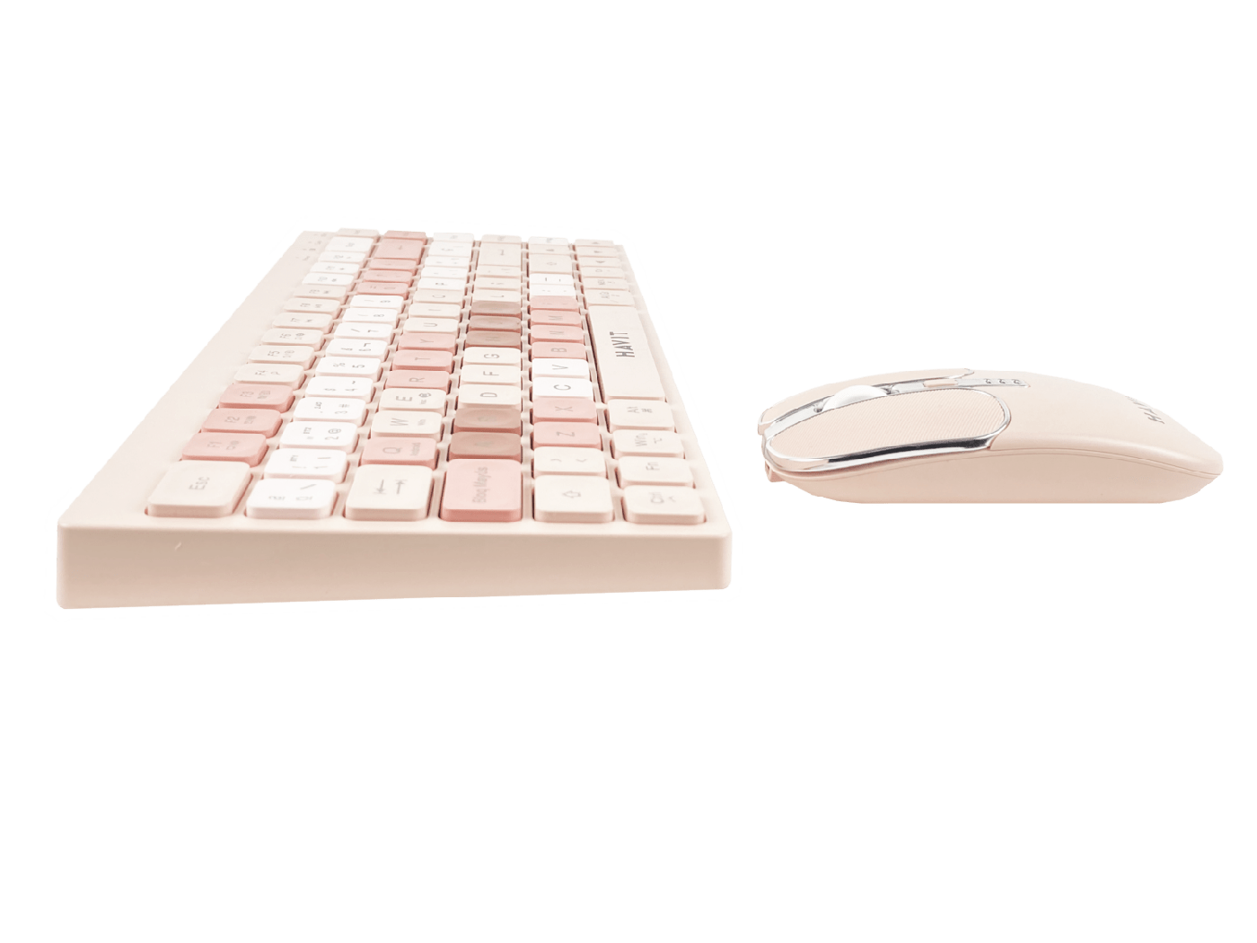 Kit Office Inalámbrico Havit KB831WB-SP Rosa 85 Keys — foto 3