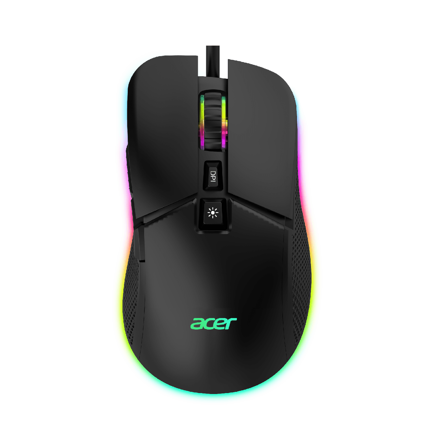 Mouse Gamer USB Acer EMW-130-BK Negro RGB 7B 6400 DPI