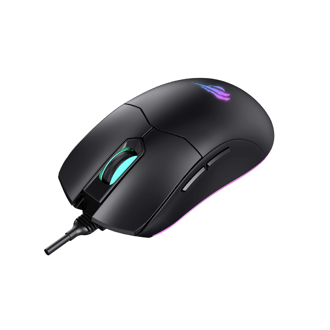 Mouse Gamer USB Havit MS1014 7200 DPI Negro RGB — foto 3