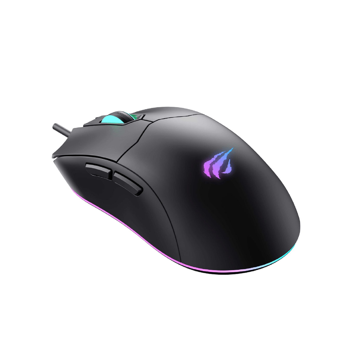 Mouse Gamer USB Havit MS1014 7200 DPI Negro RGB — foto 5