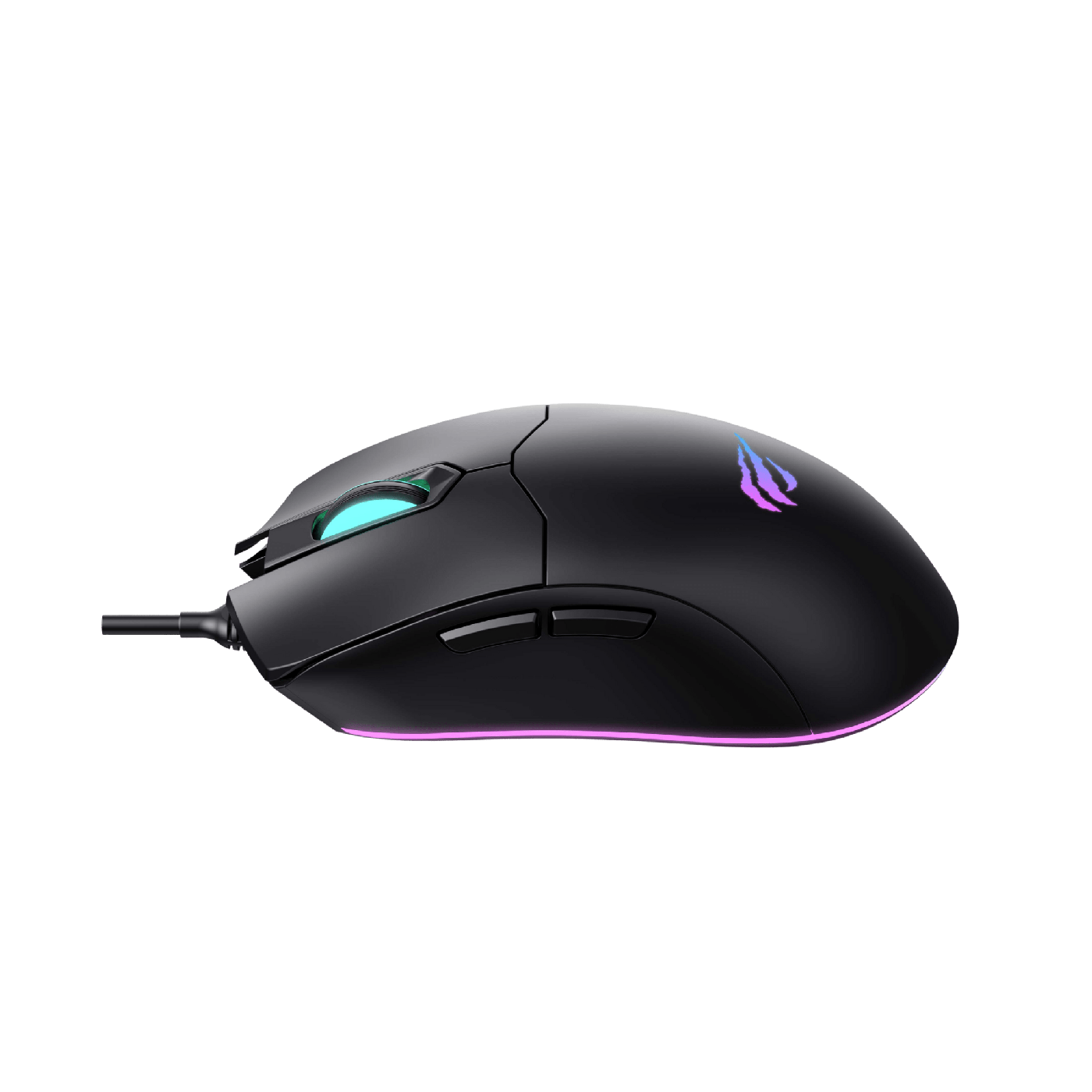 Mouse Gamer USB Havit MS1014 7200 DPI Negro RGB — foto 2