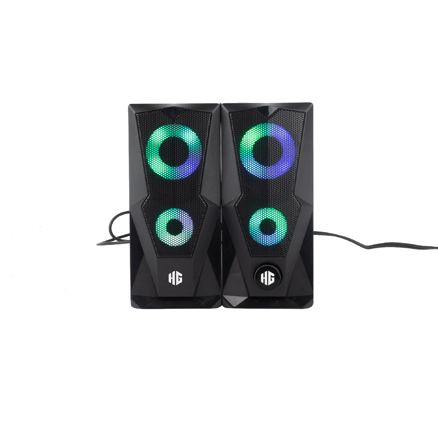 Parlante 2.0 Gamer USB Halion HA-S229 LED 7 Colores — foto 4