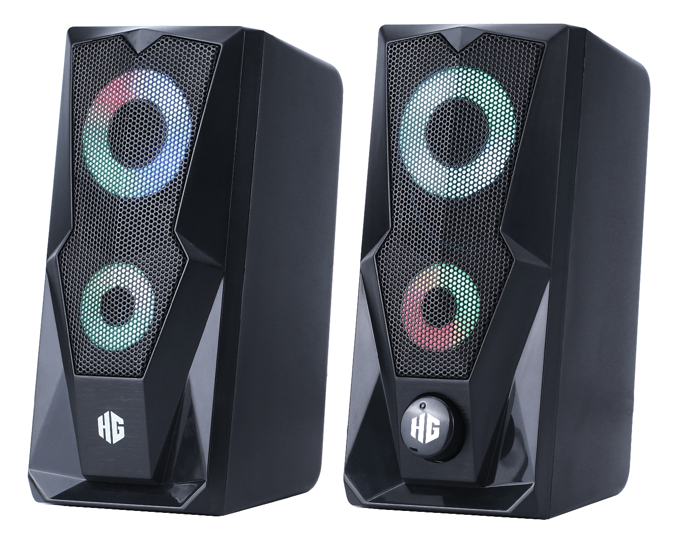 Parlante 2.0 Gamer USB Halion HA-S229 LED 7 Colores — foto 2