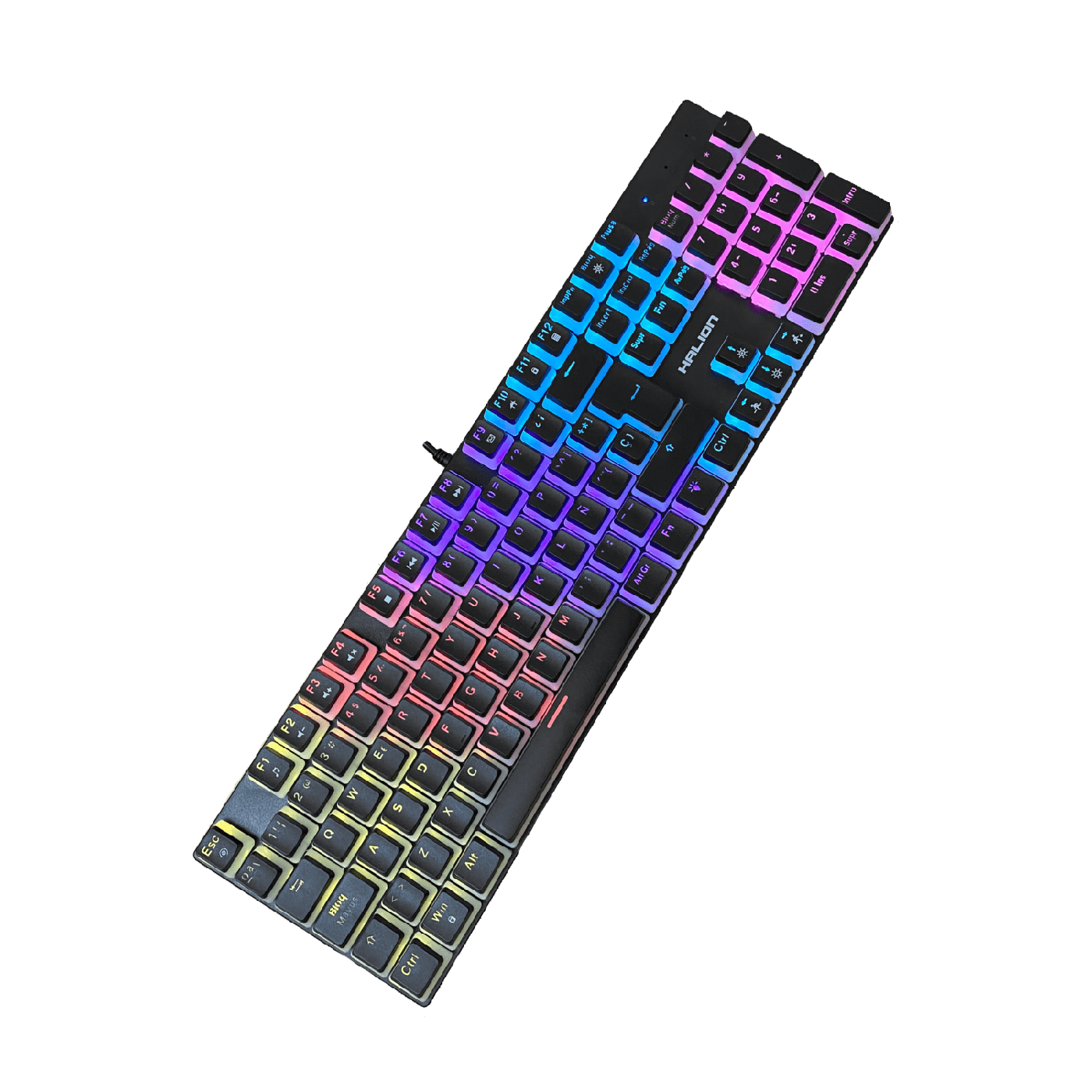 Teclado Mecánico Halion Asgard HA-KG941 Pudding Keys Rainbow — foto 3